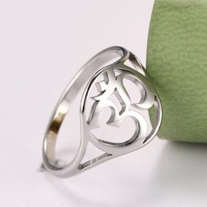 Stainless Steel Om Ring